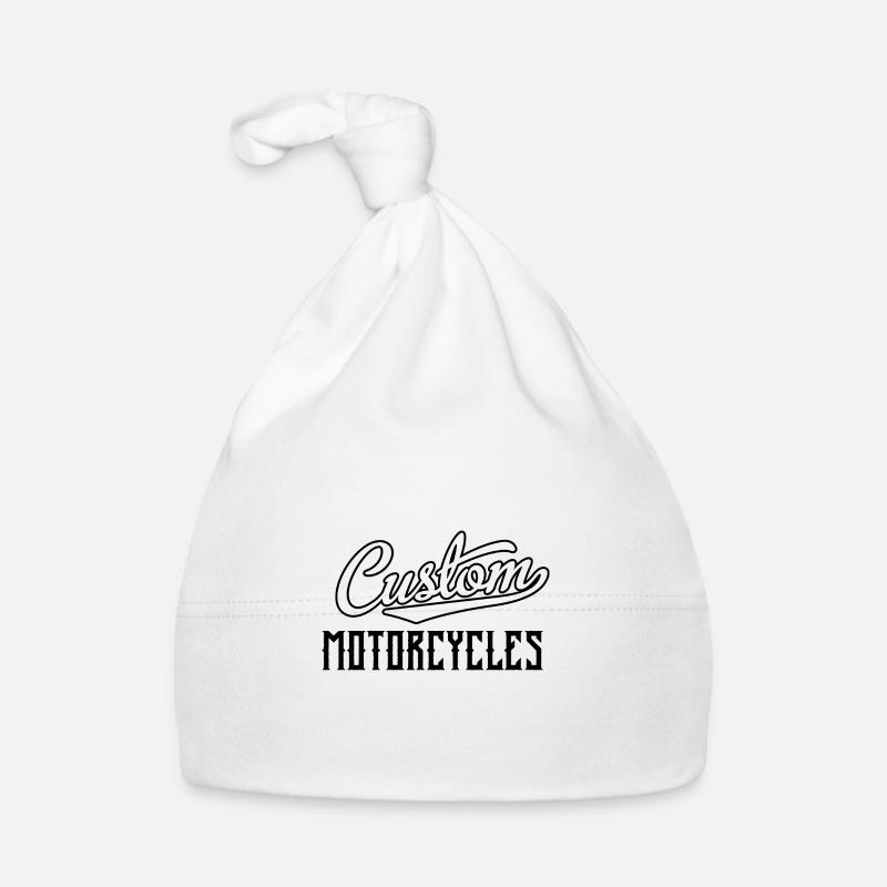 Custom Motorcycle Organic Baby Cap