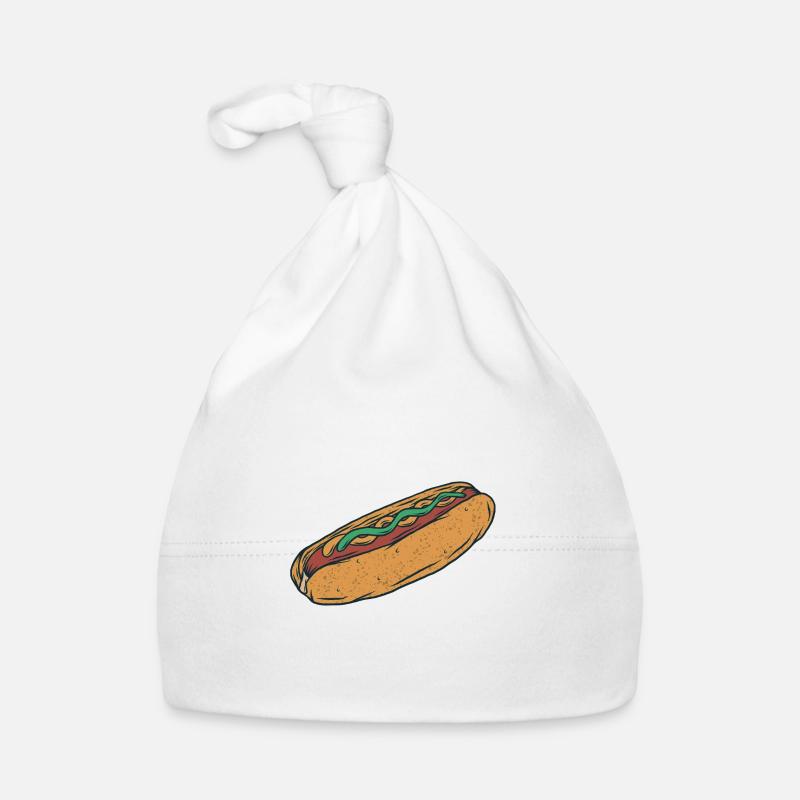 Hot dog Organic Baby Cap
