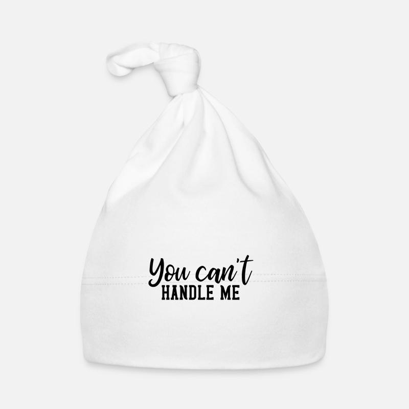 Tu ne peux pas me gérer Bonnet bio Bébé