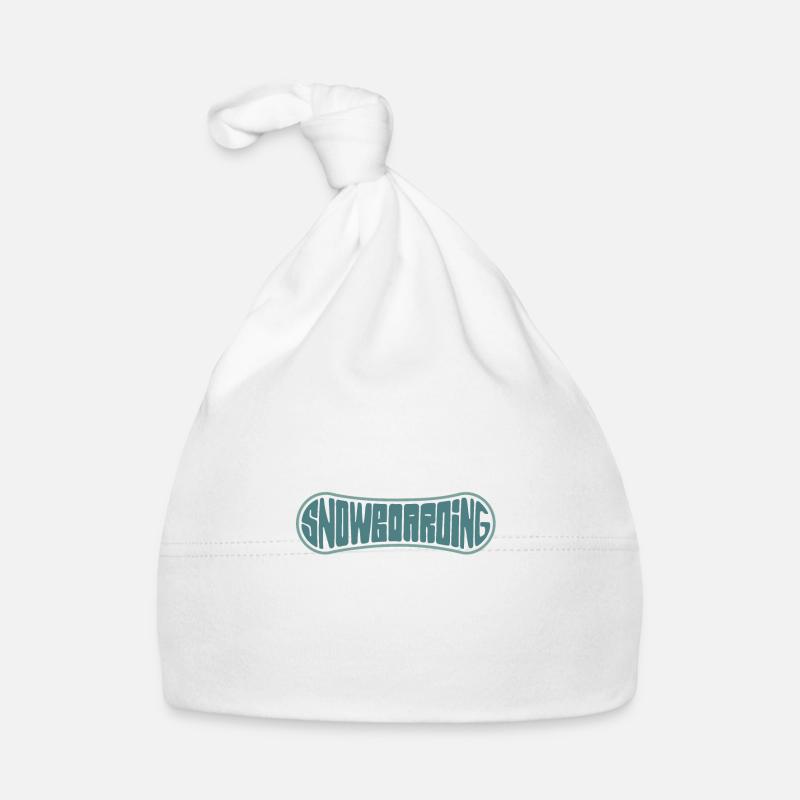 Snowboard - Snowboard - Bonnet bio Bébé - blanc