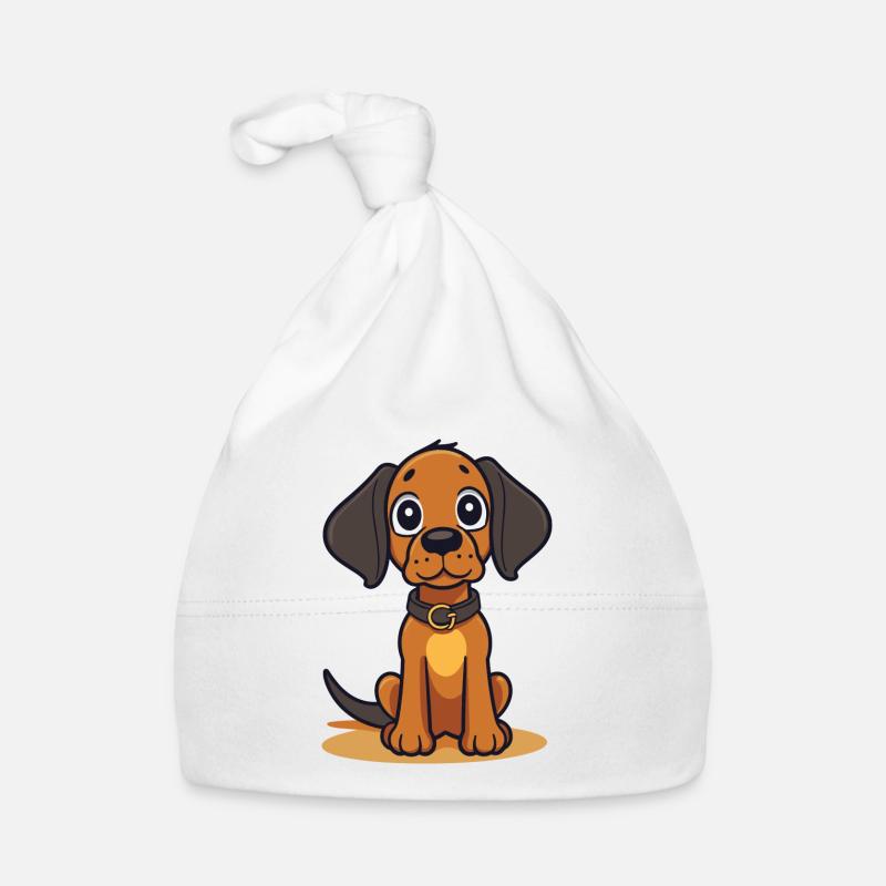 Conception de chien mignon pour les propriétaires de chiens Bonnet bio Bébé