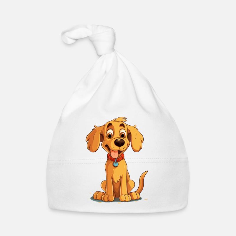 Conception de chien mignon pour les propriétaires de chiens Bonnet bio Bébé