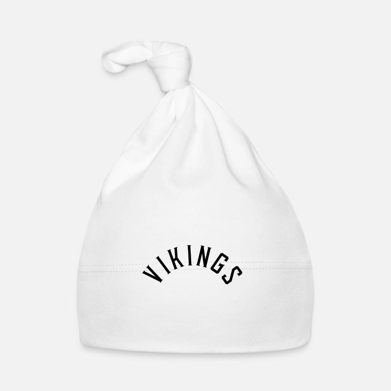 Vikings - Baby Bio-Mütze - Weiß