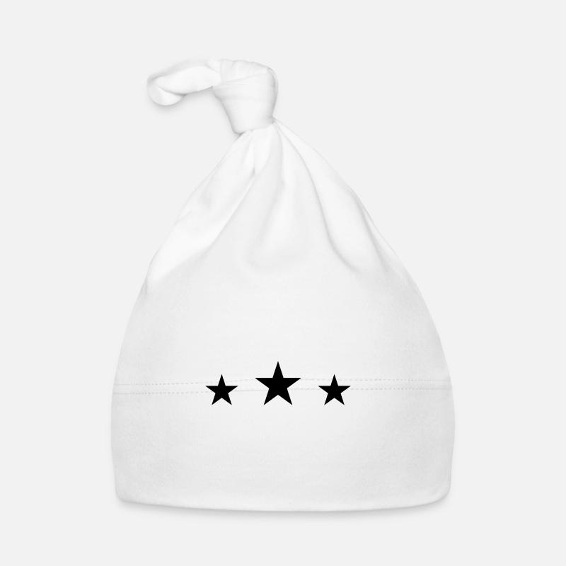 3 Sterne Baby Bio-Mütze