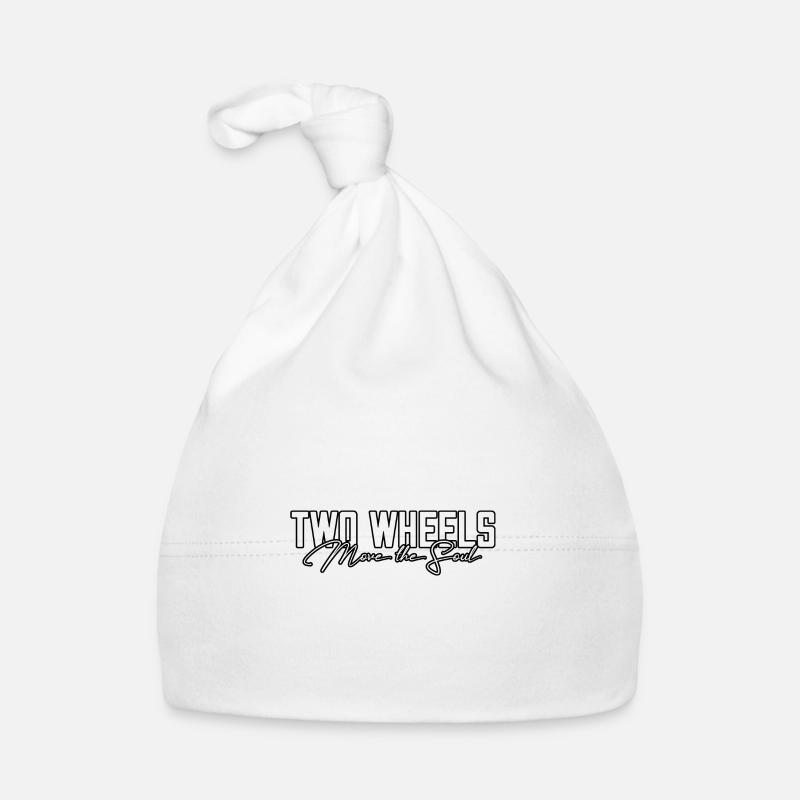 Two wheels move the soul Organic Baby Cap