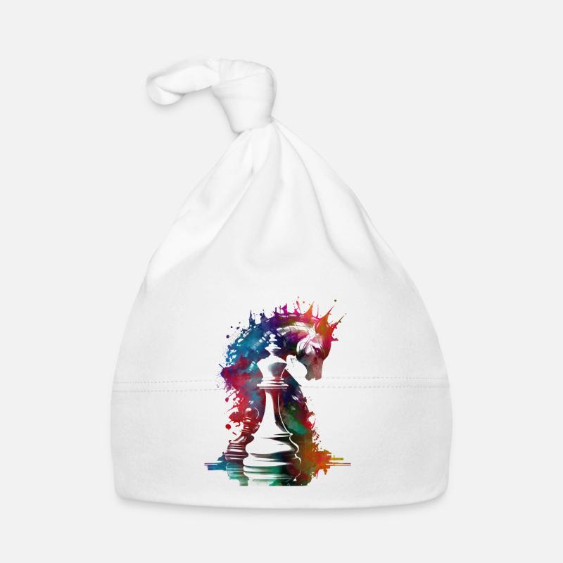 Schach #chess #sport Baby Bio-Mütze