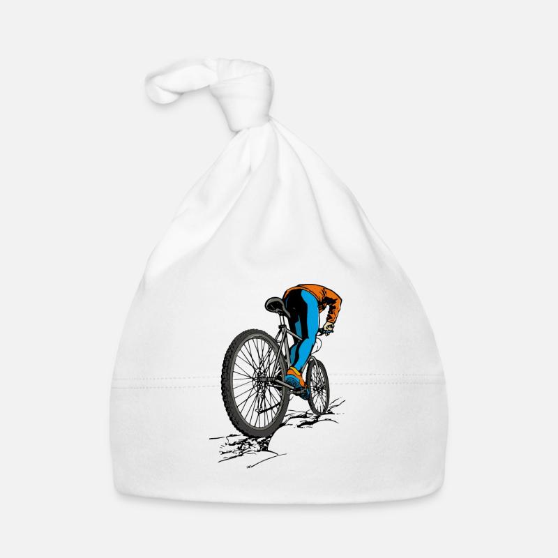 Mountain bikers Organic Baby Cap