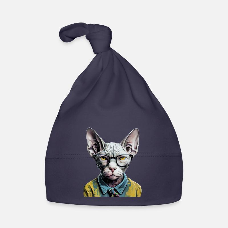 Chat hipster Ziggy Bonnet bio Bébé