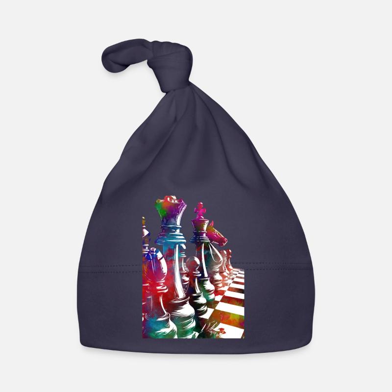 Schach #chess #sport Baby Bio-Mütze