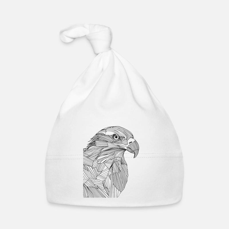 Lignes art aigle #eagle Bonnet bio Bébé