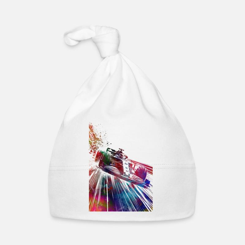 Voiture de course #racing #sport Bonnet bio Bébé