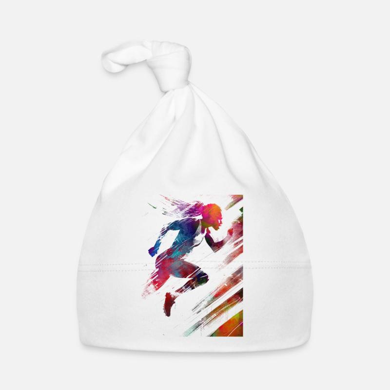 Runner sport art #runner #sport #jogging Bonnet bio Bébé