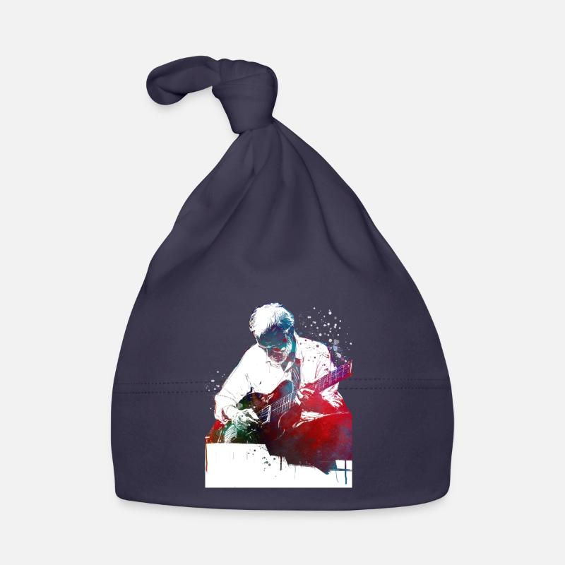 Art musical de guitariste Bonnet bio Bébé