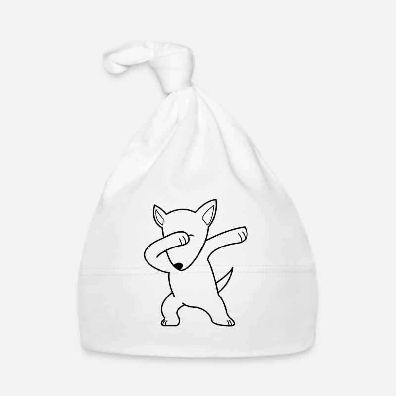 dog dabbing 01 Organic Baby Cap