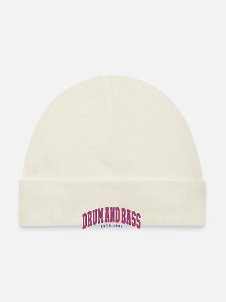 Drum And Bass Jersey - Organic Baby Cap - white - Front
