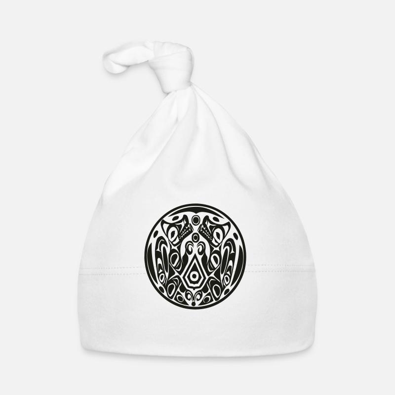 Twilight Wolfpack tattoo - Organic Baby Cap - white