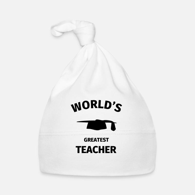 World's Greatest Teacher Bonnet bio Bébé