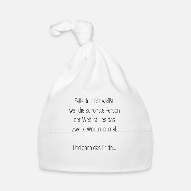 Du NICHT Baby Bio-Mütze