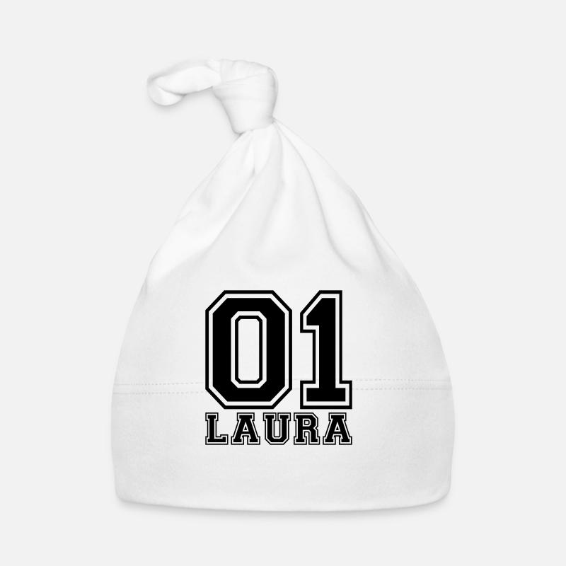 Laura - Name Organic Baby Cap