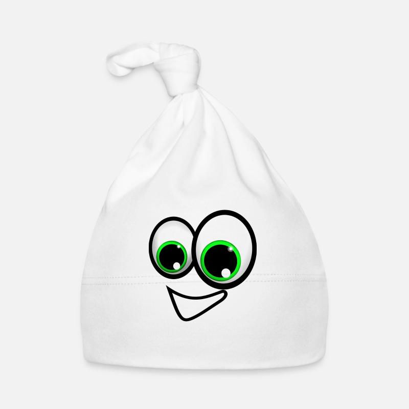 comique visage Bonnet bio Bébé