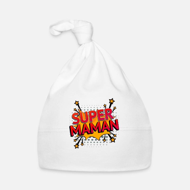 Super maman BD Bonnet bio Bébé