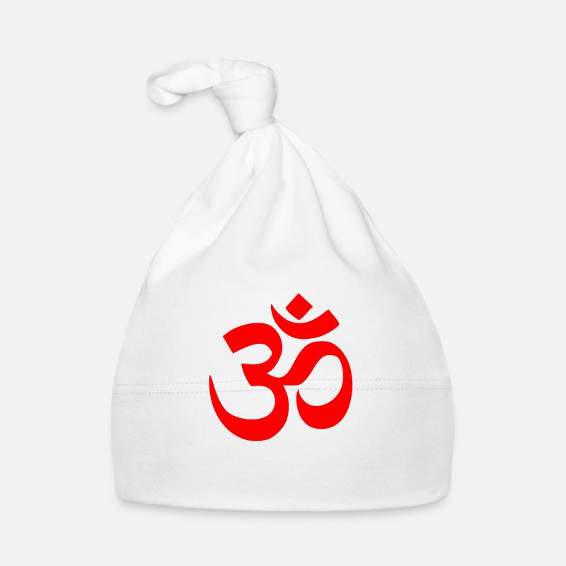 om red Organic Baby Cap