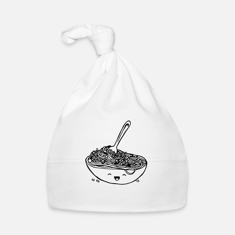 Nudelteller mit smily Baby Bio-Mütze