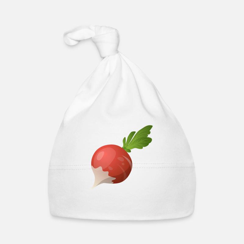 Rettich. Geschenkidee Baby Bio-Mütze