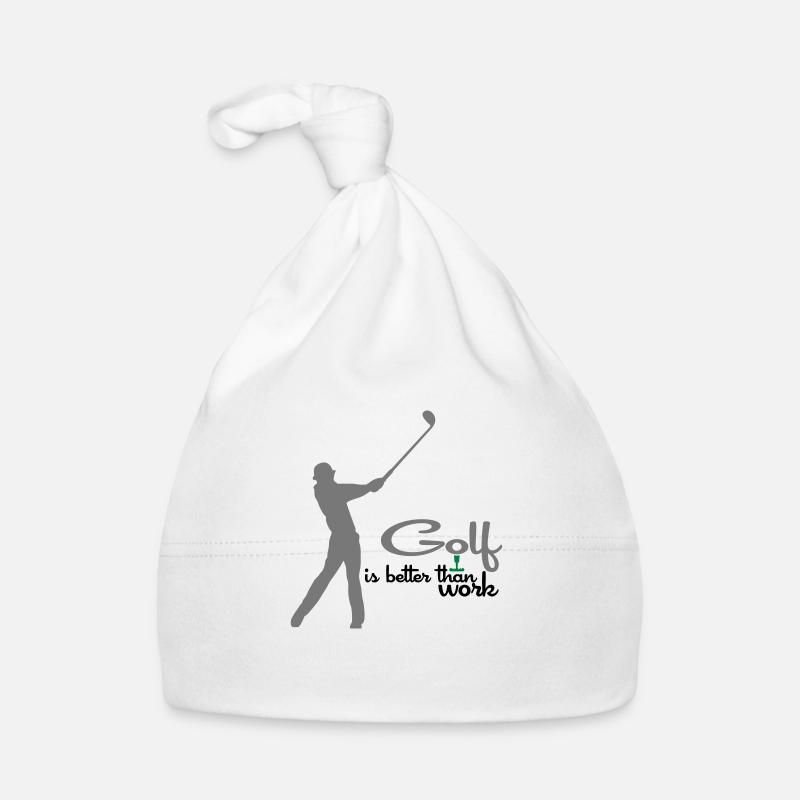 golf - Bonnet bio Bébé - blanc