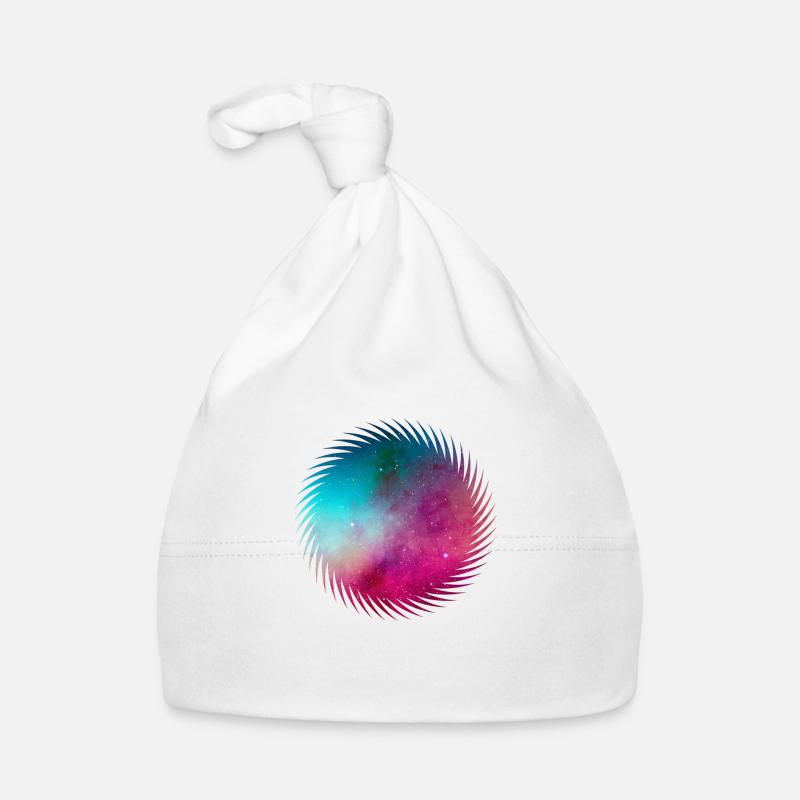Abstract galaxy Organic Baby Cap