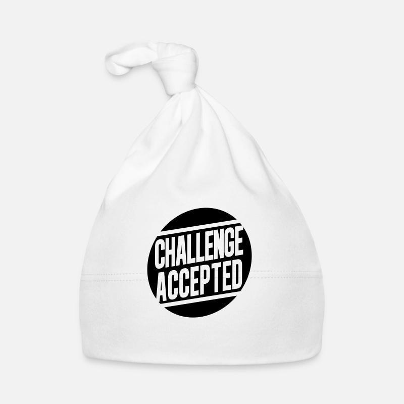 Challenge Accepted Baby Bio-Mütze