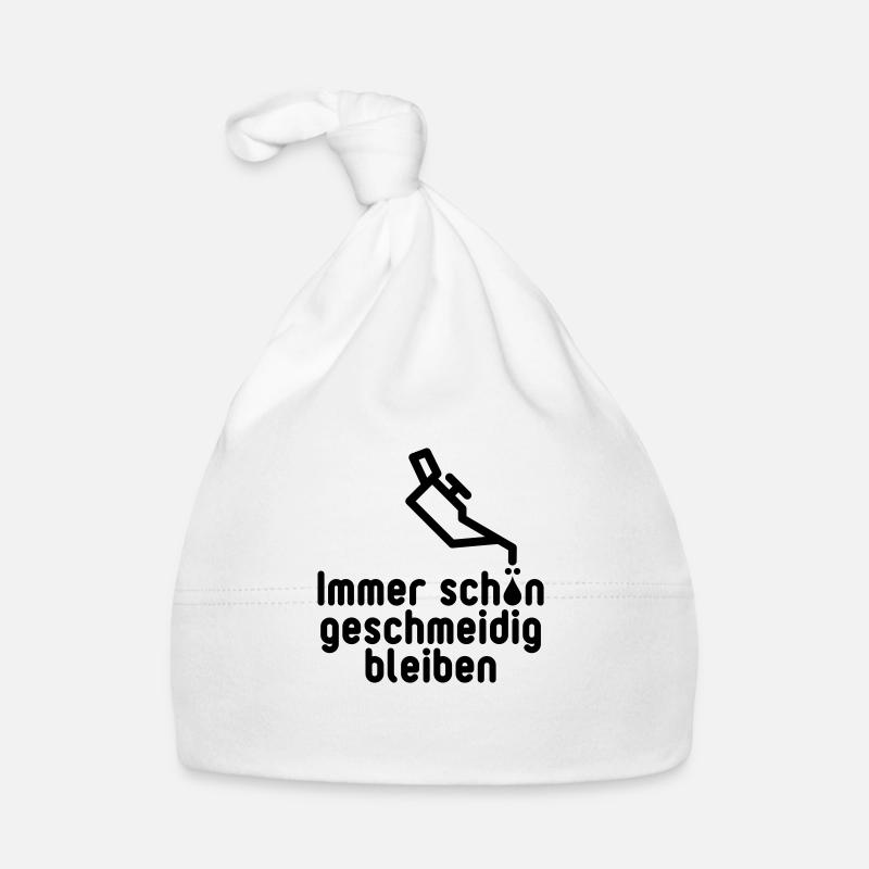Auto Werkstatt T-Shirt Baby Bio-Mütze