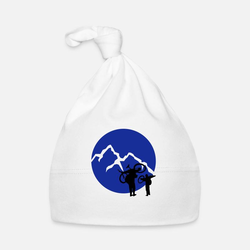 Big Mountain Biken - Baby Bio-Mütze - Weiß