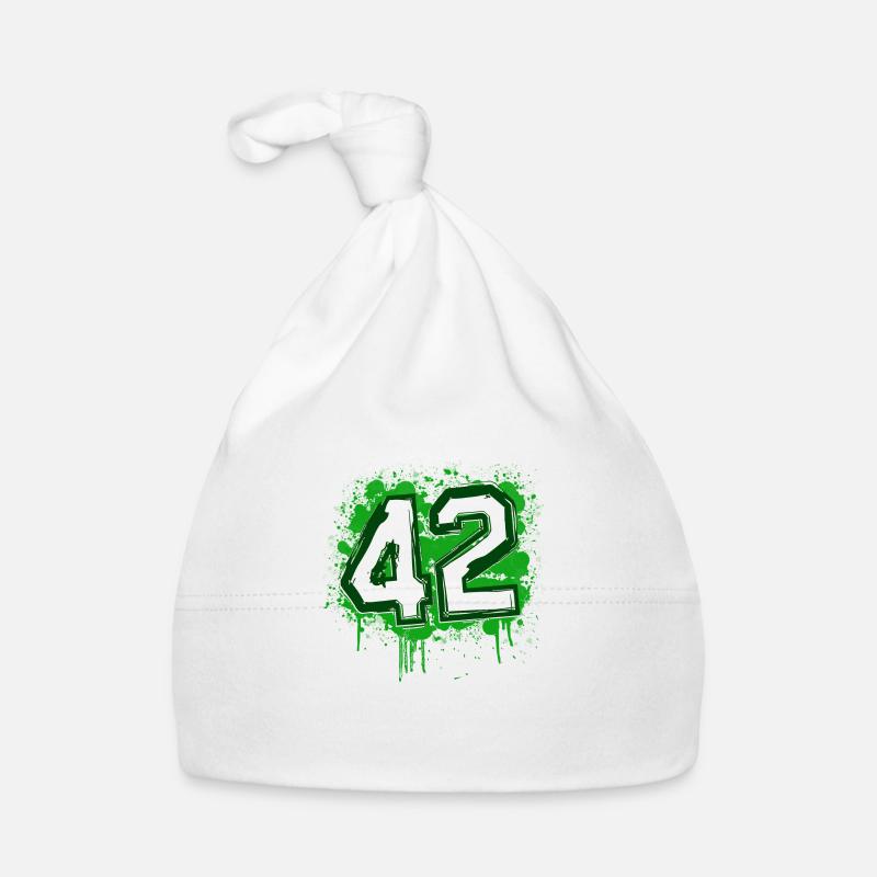 Saint-Étienne 42 bigdirt - Bonnet bio Bébé - blanc