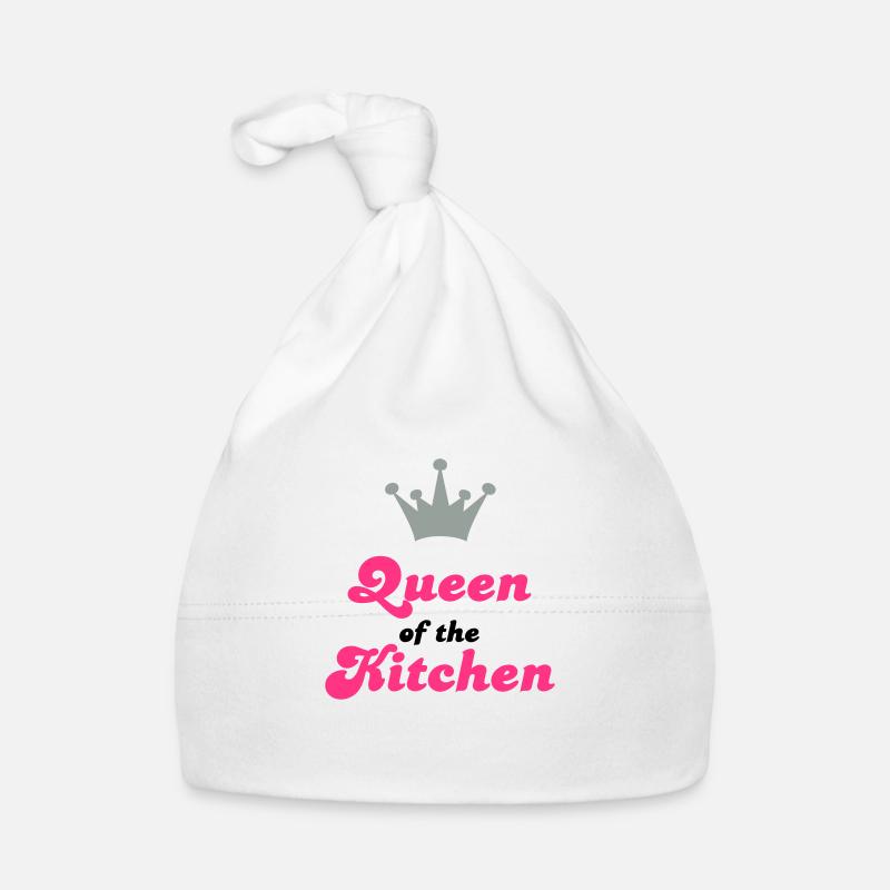 kochen - Baby Bio-Mütze - Weiß