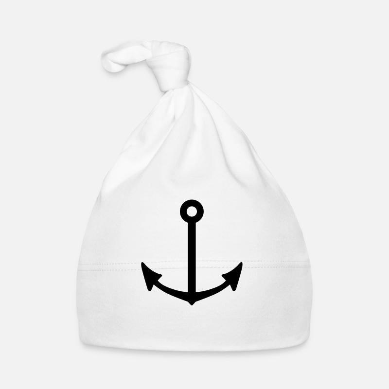 Anchor - Organic Baby Cap - white