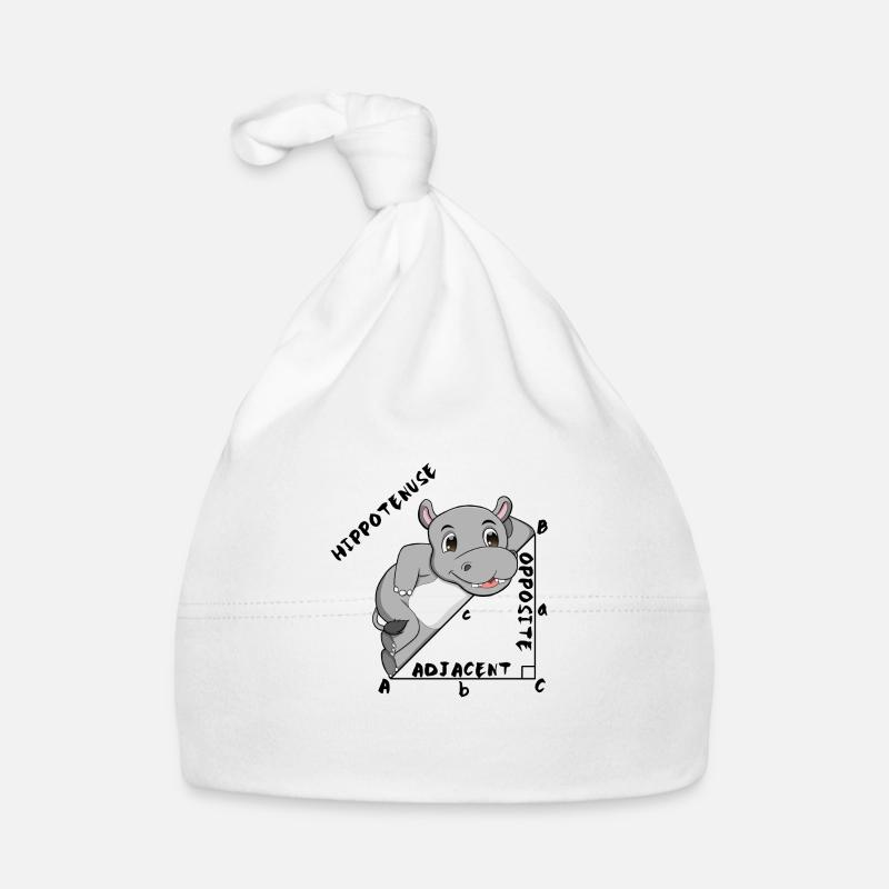 Hippotenuse Cool Fun Shirt Pythagoras Mathe Lovers Baby Bio-Mütze