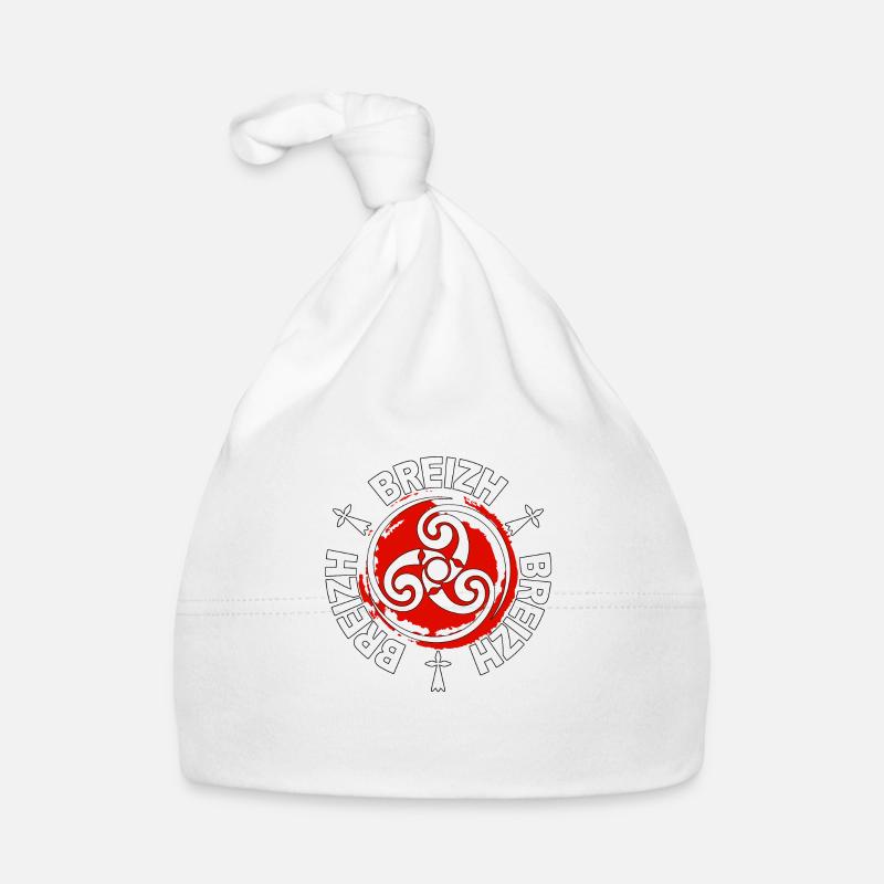 bretagne - breizh triskel 21 Bonnet bio Bébé
