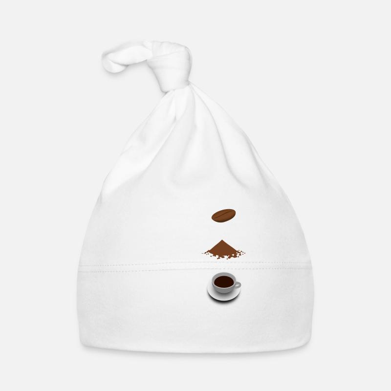 mathematician coffee funny - Organic Baby Cap - white