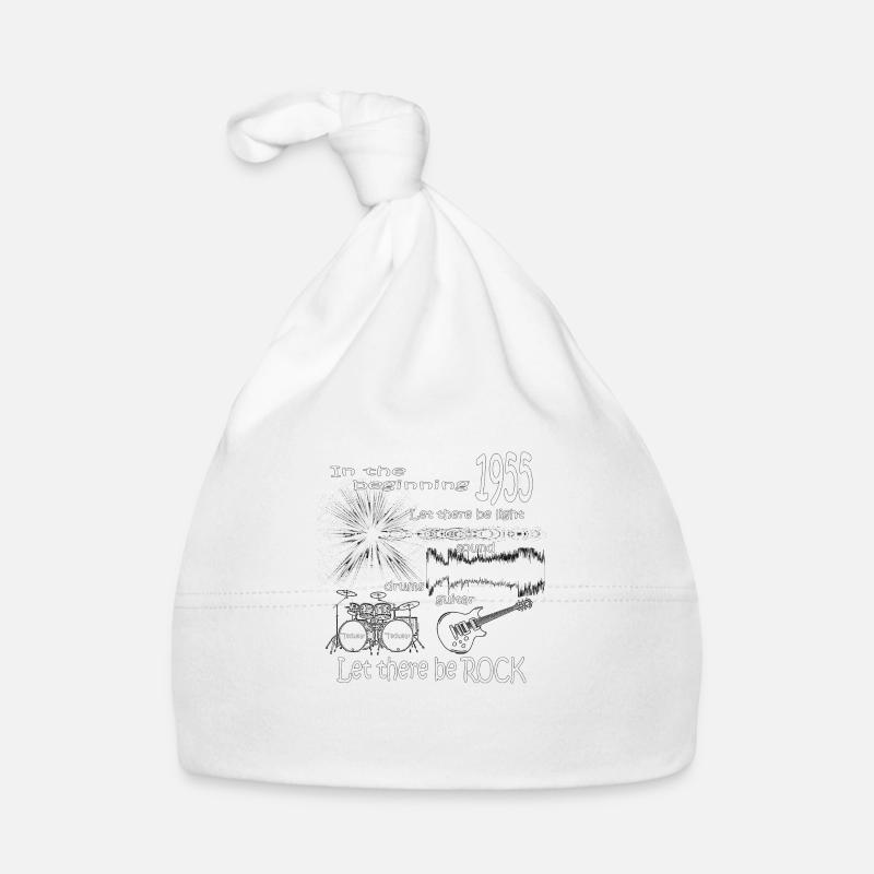 Let there be rock Organic Baby Cap