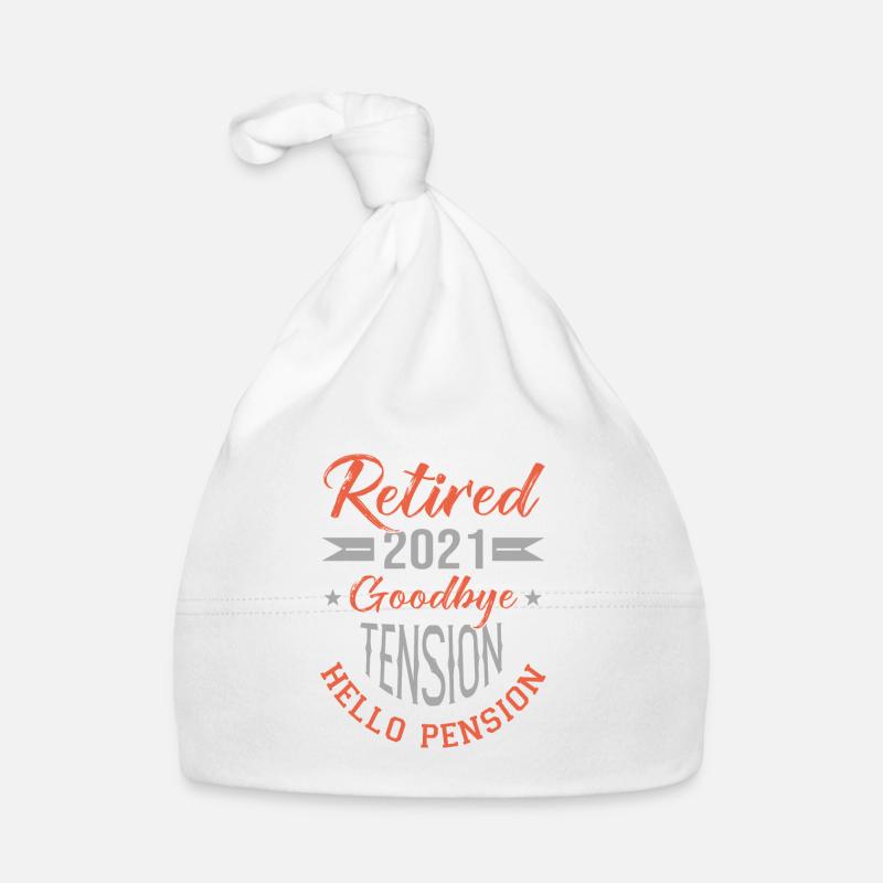 RETIRED 2021 retraité, retraitée Bonnet bio Bébé