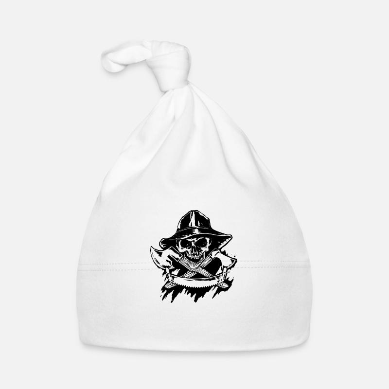 Artisans de charpentier avec outil - Bonnet bio Bébé - blanc