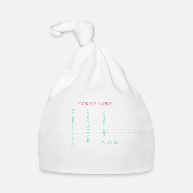 Morse Code Amateurfunker Funkamateur Baby Bio-Mütze
