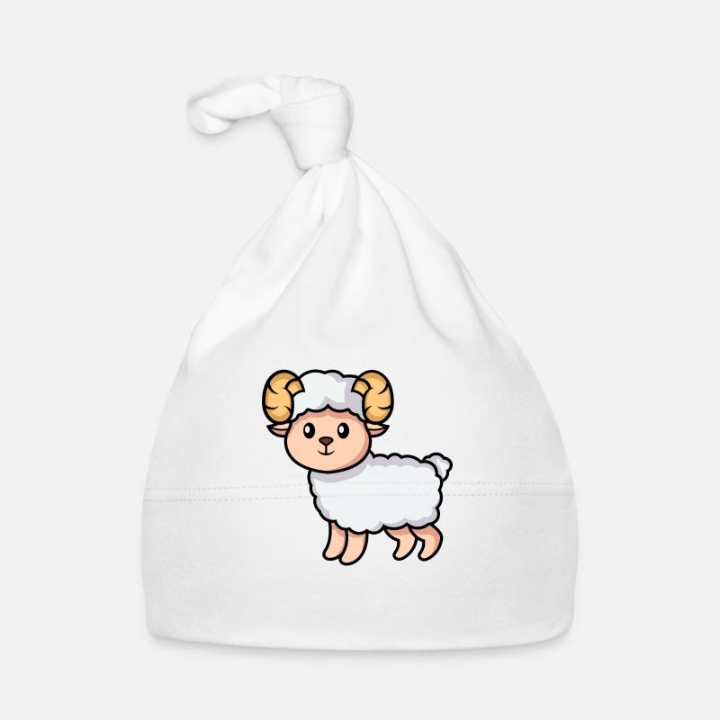 Sternzeichen Widder Baby Bio-Mütze