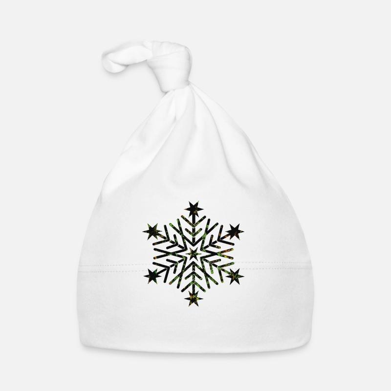Flocon de neige Bonnet bio Bébé