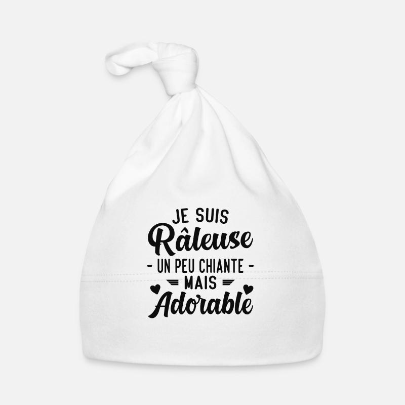 Je Suis Râleuse Un Peu Chiante Mais Adorable Bonnet bio Bébé