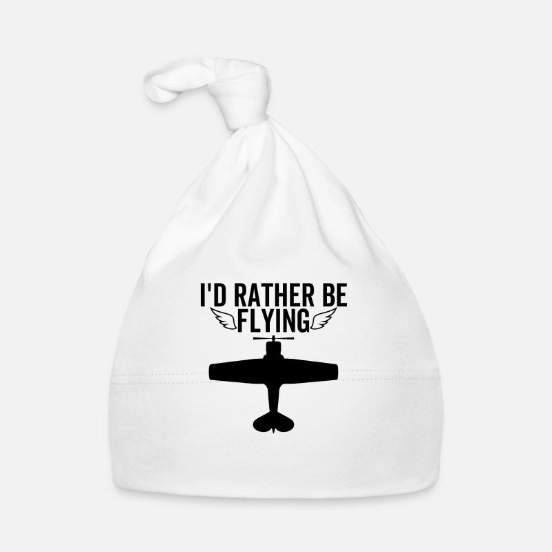 I'd Rather Be Flying Organic Baby Cap