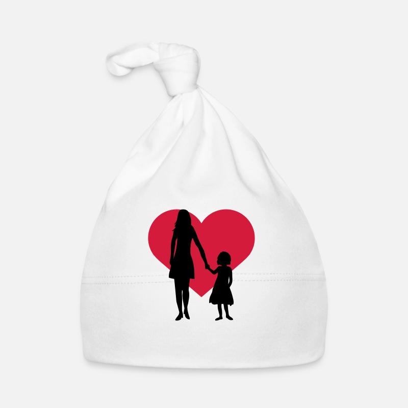 Kind Mädchen Mama Baby Bio-Mütze