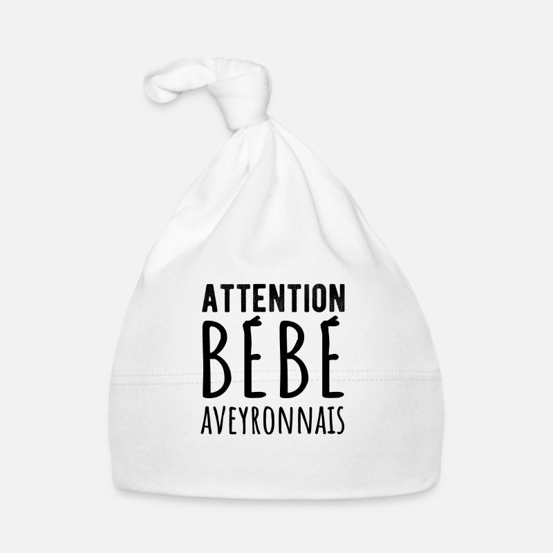 Bébé aveyronnais - Bonnet bio Bébé - blanc