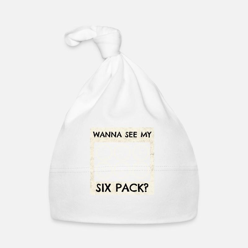 Airplane Pilot Fly Sixpack Cockpit I Gift Organic Baby Cap